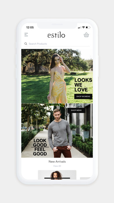 Emulate iPhone app Estilo Boutique using MyAndroid