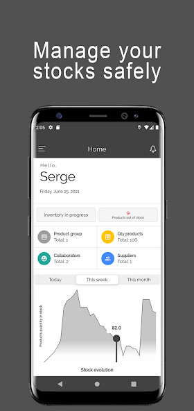 Run android online APK eStock - stock management from MyAndroid or emulate eStock - stock management using MyAndroid