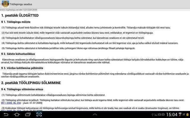 Emulate Android APK Estonian legislation - Laws Emulate Android APK Estonian legislation - Laws