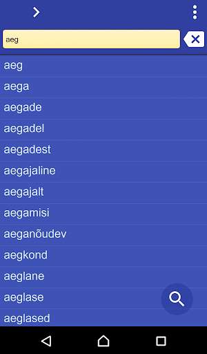 Run android online APK Estonian Malay dictionary from MyAndroid or emulate Estonian Malay dictionary using MyAndroid