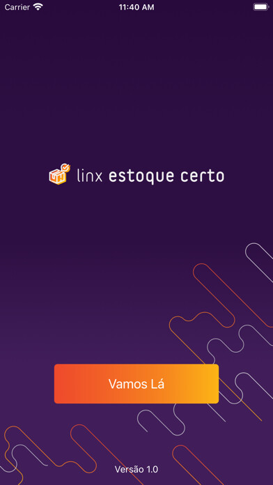 Emulate iPhone app Estoque Certo using MyAndroid