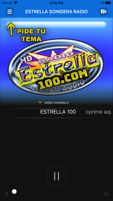 Emulate iPhone app ESTRELLA SONIDERA RADIO using MyAndroid Emulate iPhone app ESTRELLA SONIDERA RADIO using MyAndroid