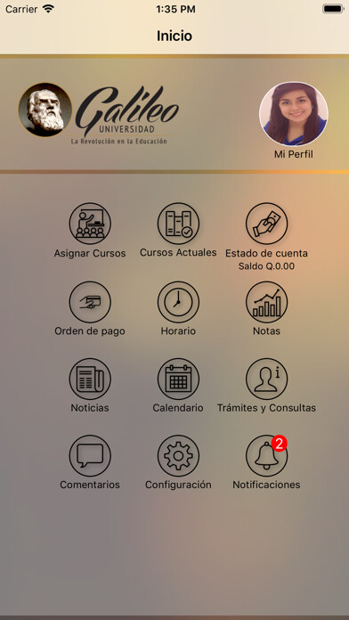 Emulate iPhone app Estudiantes Galileo using MyAndroid Emulate iPhone app Estudiantes Galileo using MyAndroid