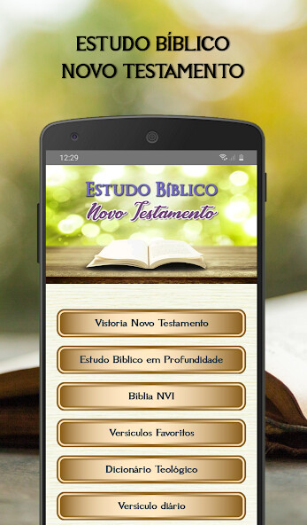 Run android online APK Estudo Bíblico Novo Testamento from MyAndroid or emulate Estudo Bíblico Novo Testamento using MyAndroid