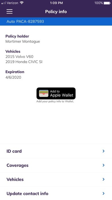 Emulate iPhone app Esurance Mobile using MyAndroid