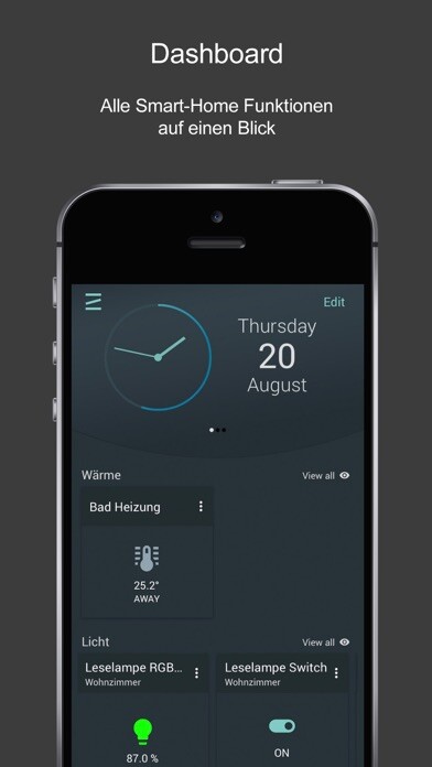 Emulate iPhone app ESWE Smart HOME+ using MyAndroid Emulate iPhone app ESWE Smart HOME+ using MyAndroid