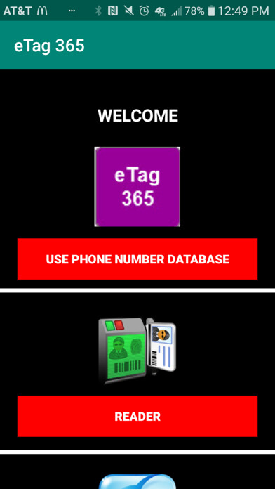 Emulate iPhone app eTag365 using MyAndroid