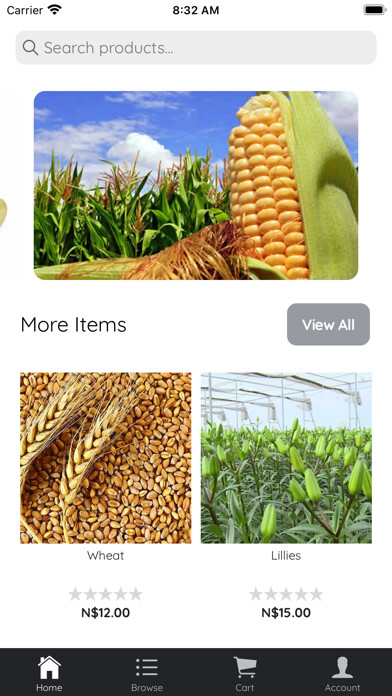 Emulate iPhone app Eta Shop using MyAndroid
