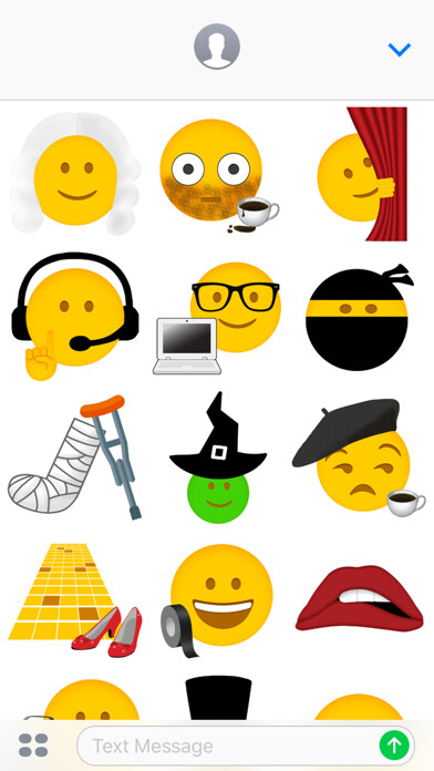 Emulate iPhone app ETC Theater Sticker Pack using MyAndroid Emulate iPhone app ETC Theater Sticker Pack using MyAndroid