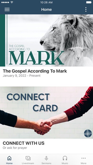 Emulate iPhone app Eternal Church using MyAndroid