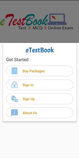 Run android online APK eTestBook:IAS/UPSC Free Test App (English & Hindi) from MyAndroid or emulate eTestBook:IAS/UPSC Free Test App (English & Hindi) using MyAndroid