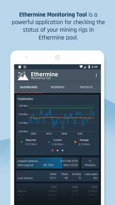Emulate Android APK Ethermine Monitoring Tool Emulate Android APK Ethermine Monitoring Tool