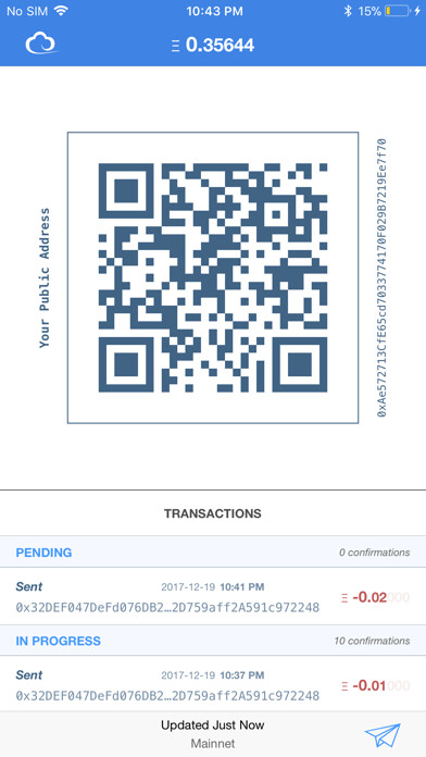 Emulate iPhone app Ethers Wallet using MyAndroid Emulate iPhone app Ethers Wallet using MyAndroid