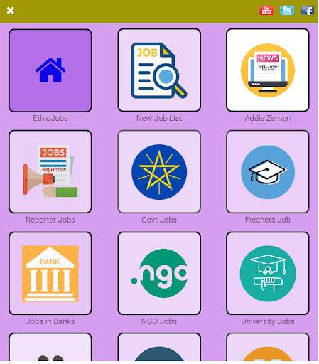 Run android online APK EthioJobs: Ethiopia Vacancy (Official Android App) from MyAndroid or emulate EthioJobs: Ethiopia Vacancy (Official Android App) using MyAndroid