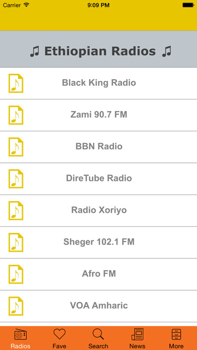 Emulate iPhone app Ethiopian All Radio, Music & News For Free using MyAndroid Emulate iPhone app Ethiopian All Radio, Music & News For Free using MyAndroid