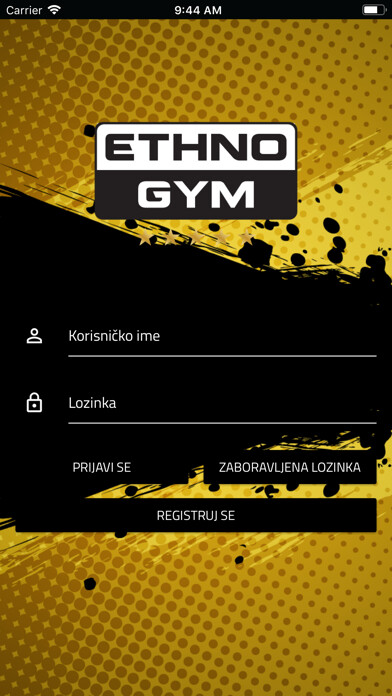 Emulate iPhone app ETHNOGYM using MyAndroid Emulate iPhone app ETHNOGYM using MyAndroid