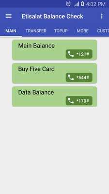 Emulate Android APK Etisalat Balance Check Emulate Android APK Etisalat Balance Check