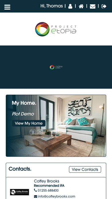 Emulate iPhone app Etopia Homes using MyAndroid