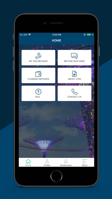 Emulate iPhone app eTRS Singapore using MyAndroid