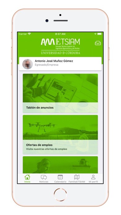 Emulate iPhone app ETSIAM Córdoba using MyAndroid Emulate iPhone app ETSIAM Córdoba using MyAndroid