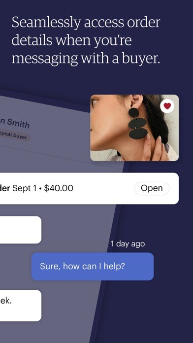 Emulate iPhone app Etsy Seller: Manage Your Shop using MyAndroid