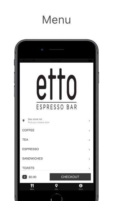 Emulate iPhone app Etto Espresso using MyAndroid Emulate iPhone app Etto Espresso using MyAndroid
