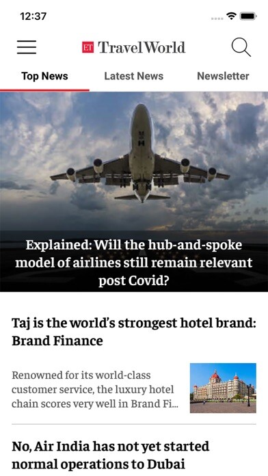 Emulate iPhone app ETTravelWorld - Economic Times using MyAndroid Emulate iPhone app ETTravelWorld - Economic Times using MyAndroid