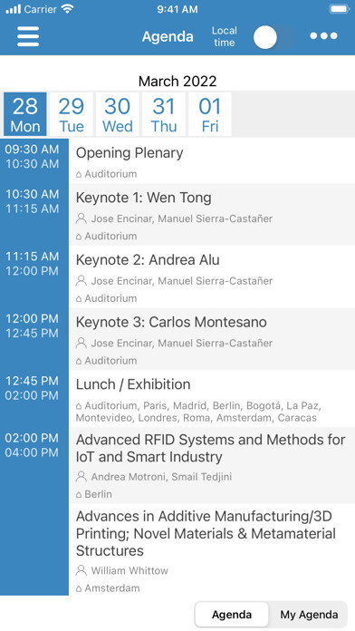 Emulate iPhone app EuCAP2022 using MyAndroid Emulate iPhone app EuCAP2022 using MyAndroid