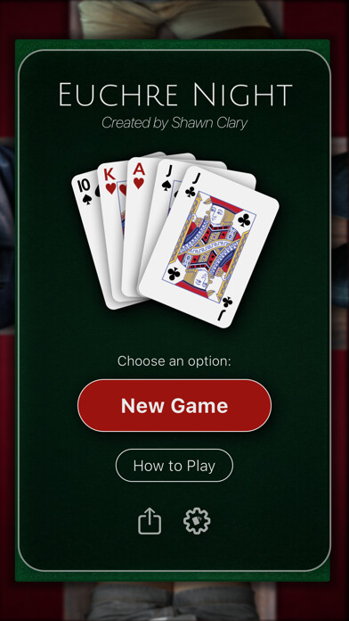 Emulate iPhone app Euchre Night using MyAndroid
