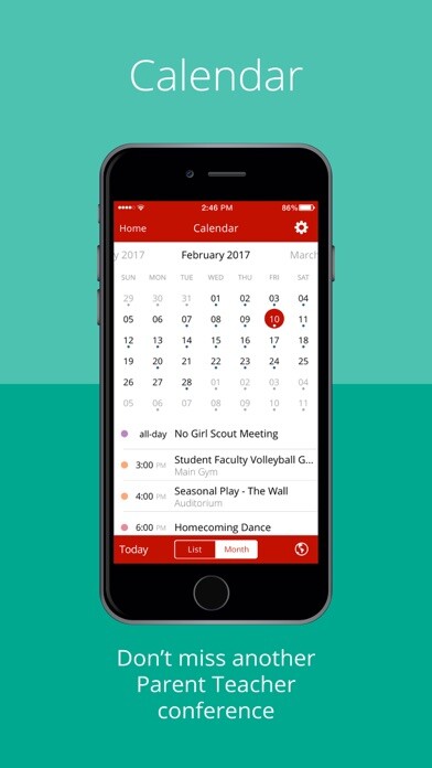 Emulate iPhone app Eufaula City Schools using MyAndroid