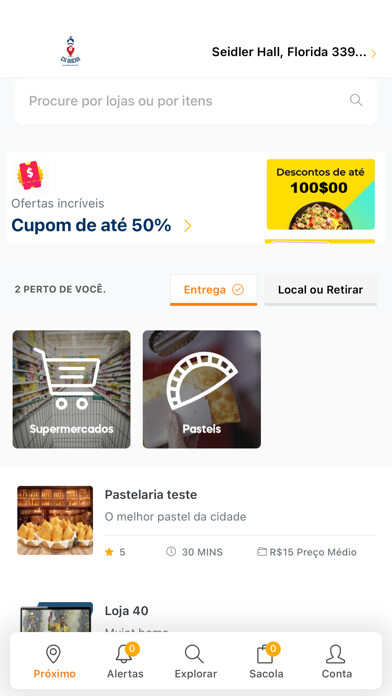Emulate iPhone app Eu Quero - Delivery using MyAndroid Emulate iPhone app Eu Quero - Delivery using MyAndroid
