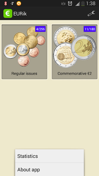 Run android online APK EURik: Euro coins from MyAndroid or emulate EURik: Euro coins using MyAndroid