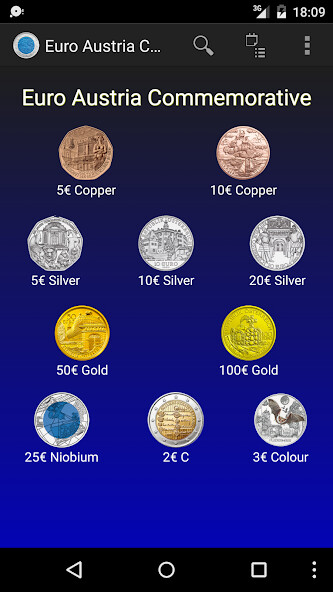 Run android online APK Euro Austria Commemorative from MyAndroid or emulate Euro Austria Commemorative using MyAndroid