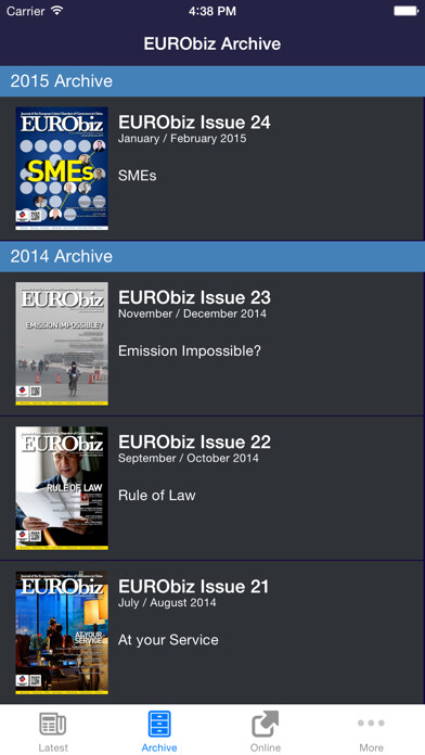Emulate iPhone app EURObiz using MyAndroid Emulate iPhone app EURObiz using MyAndroid