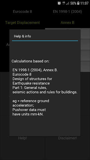 Run android online APK Eurocode 8 Pushover (FREE) from MyAndroid or emulate Eurocode 8 Pushover (FREE) using MyAndroid