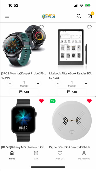 Emulate iPhone app Eurodeals using MyAndroid Emulate iPhone app Eurodeals using MyAndroid