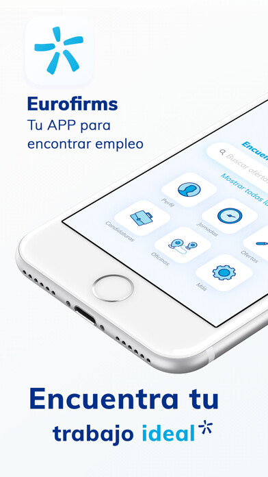 Emulate iPhone app Eurofirms - Ofertas de trabajo using MyAndroid