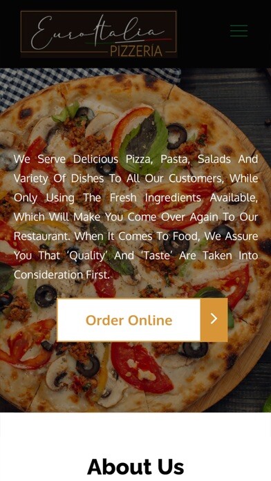 Emulate iPhone app Euroitalia Pizzeria using MyAndroid Emulate iPhone app Euroitalia Pizzeria using MyAndroid