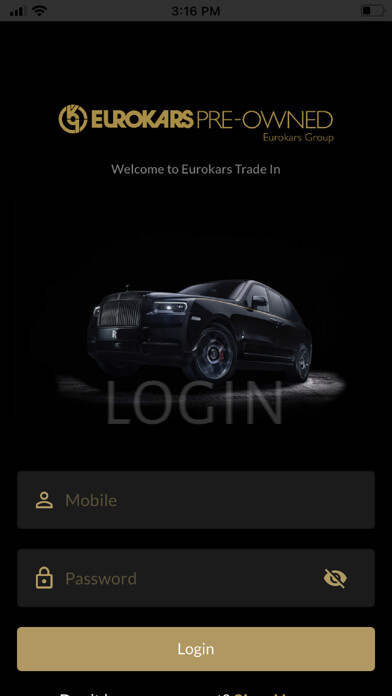 Emulate iPhone app Eurokars Trade-In app using MyAndroid Emulate iPhone app Eurokars Trade-In app using MyAndroid