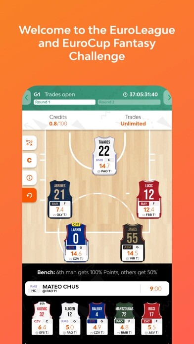 Emulate iPhone app EuroLeague Fantasy Challenge using MyAndroid Emulate iPhone app EuroLeague Fantasy Challenge using MyAndroid