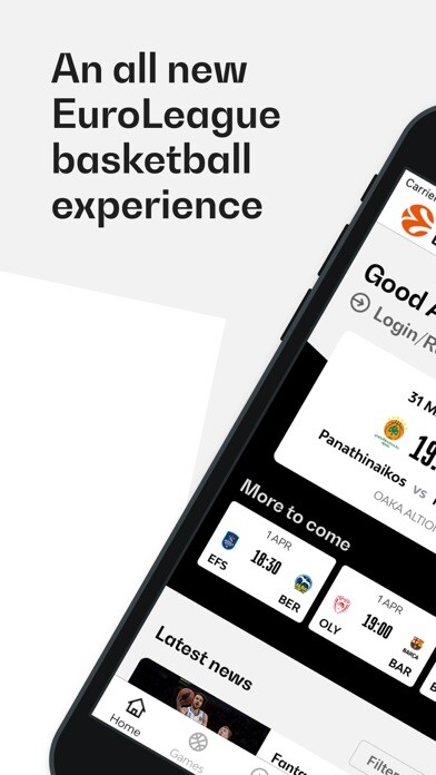 Emulate iPhone app Euroleague Mobile using MyAndroid
