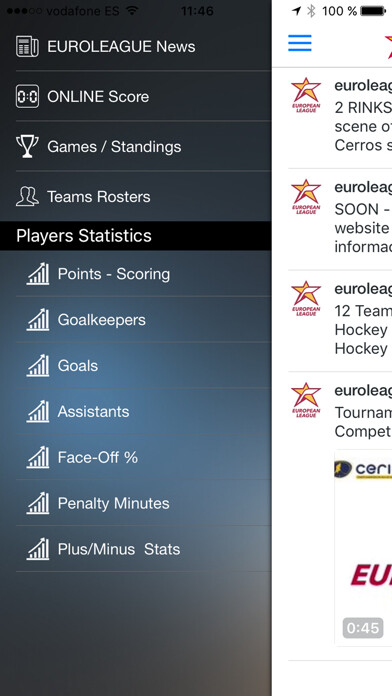 Emulate iPhone app EUROLEAGUE using MyAndroid