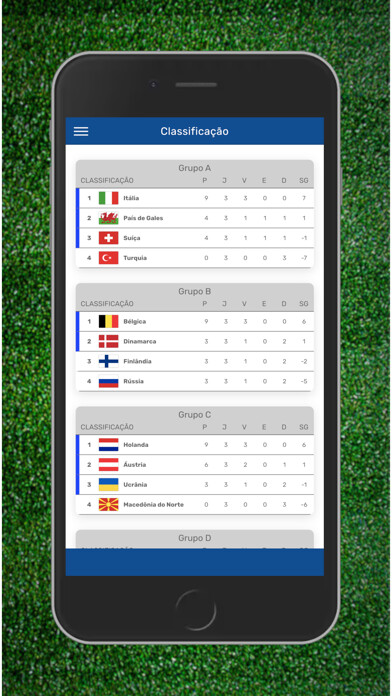 Emulate iPhone app Euro Live 2021 using MyAndroid