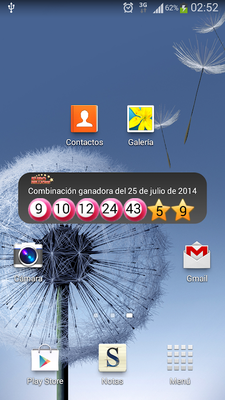 Emulate Android APK Euromillones Widget Emulate Android APK Euromillones Widget