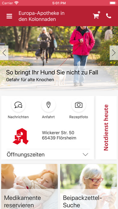 Emulate iPhone app Europa-Apotheke using MyAndroid Emulate iPhone app Europa-Apotheke using MyAndroid