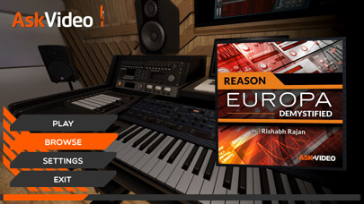 Emulate iPhone app Europa Demystified Course using MyAndroid