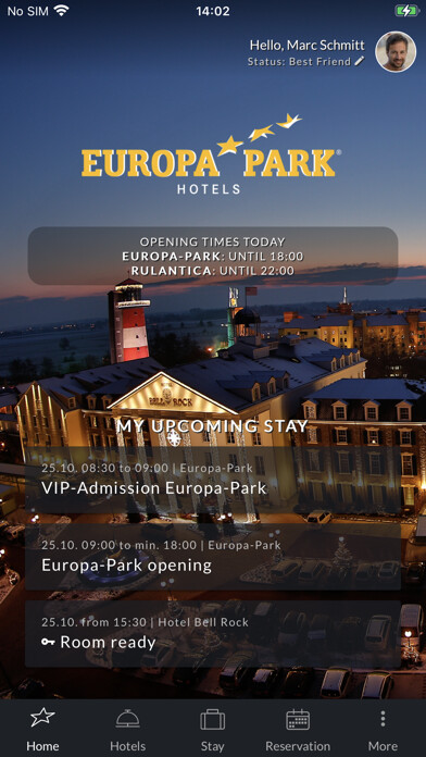 Emulate iPhone app Europa-Park Hotels using MyAndroid Emulate iPhone app Europa-Park Hotels using MyAndroid