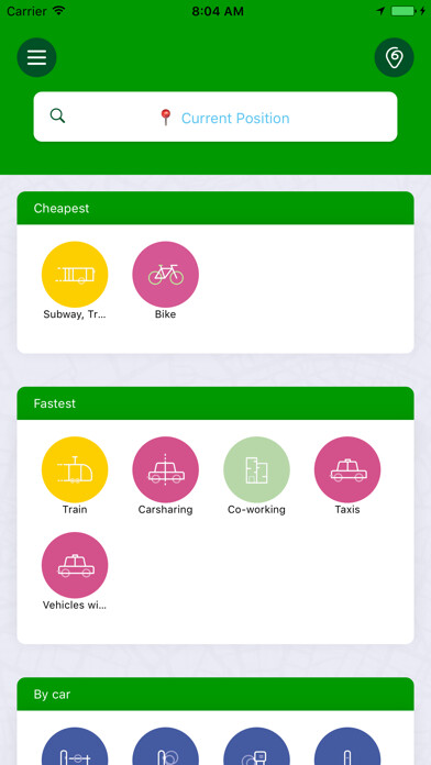 Emulate iPhone app Europcar Mobility using MyAndroid