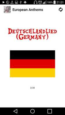 Emulate Android APK European Anthems