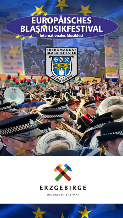 Emulate iPhone app European Brass Music Festival using MyAndroid